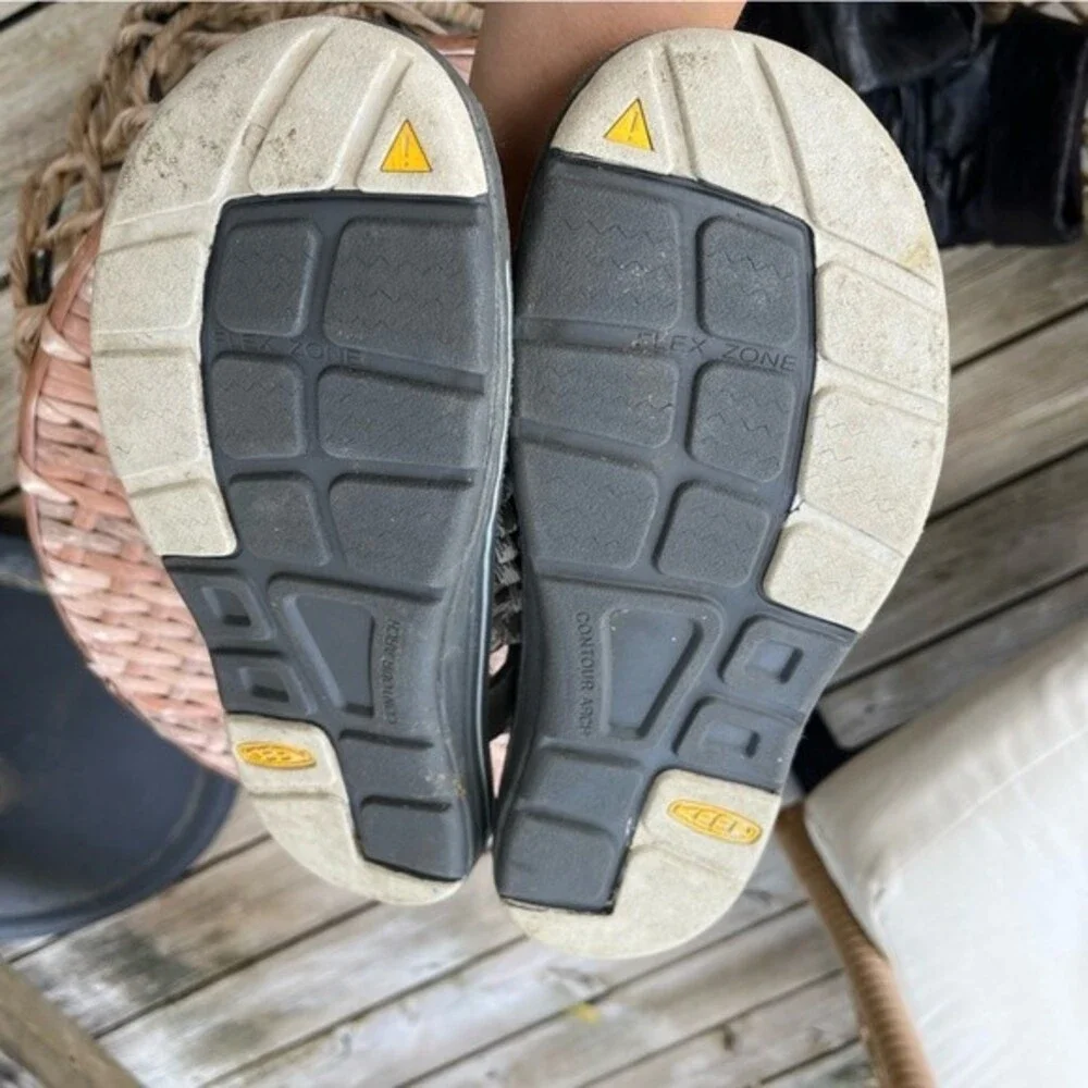 Keen UNEEK Men's Two-Cord Water Sandal in Magnet/Vapor Gray 8.5